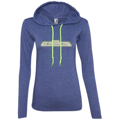 887L Ladies' LS T-Shirt Hoodie