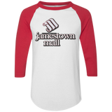 Jamestown Mall White 420 Colorblock Raglan Jersey