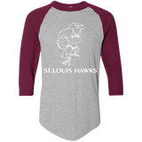 St. Louis Hawks White 420 Colorblock Raglan Jersey