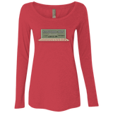 Sanford And Son NL6731 Ladies' Triblend LS Scoop