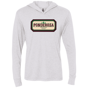 Ponderosa NL6021 Unisex Triblend LS Hooded T-Shirt