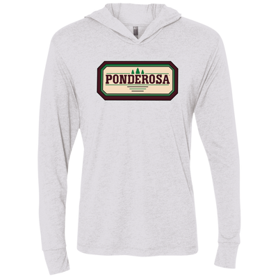 Ponderosa NL6021 Unisex Triblend LS Hooded T-Shirt