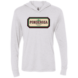 Ponderosa NL6021 Unisex Triblend LS Hooded T-Shirt