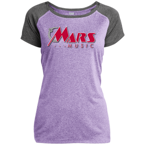 Mars Music LST362 Ladies Heather on Heather Performance T-Shirt