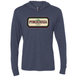 Ponderosa NL6021 Unisex Triblend LS Hooded T-Shirt