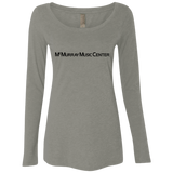 McMurray Music Ladies' Triblend LS Scoop