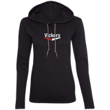 Vickers White 887L Ladies' LS T-Shirt Hoodie