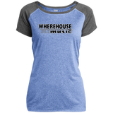 Wherehouse Music LST362 Ladies Heather on Heather Performance T-Shirt