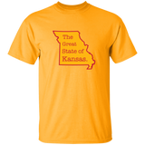 Great State Of Kansas G500 5.3 oz. T-Shirt