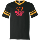 Burger Chef 360 V-Neck Sleeve Stripe Jersey