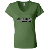 Wherehouse Music B6005 Ladies' Jersey V-Neck T-Shirt