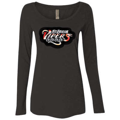 St. Louis Vipers NL6731 Ladies' Triblend LS Scoop