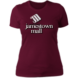 Jamestown Mall White NL3900 Ladies' Boyfriend T-Shirt