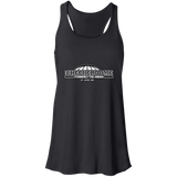 Checkerdome White B8800 Flowy Racerback Tank