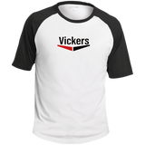 Vickers Black T201 SS Colorblock Raglan Jersey