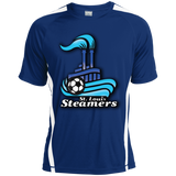 St. Louis Steamers White ST351 Colorblock Dry Zone Crew