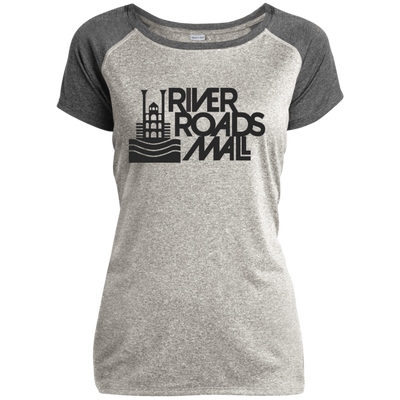 River Roads Mall LST362 Ladies Heather on Heather Performance T-Shirt