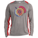 ST361LS Long Sleeve Heather Colorblock Poly T-Shirt