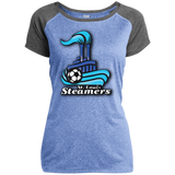 St. Louis Steamers White LST362 Ladies Heather on Heather Performance T-Shirt