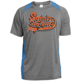 St. Louis Spirits ST361 Heather Colorblock Poly T-Shirt