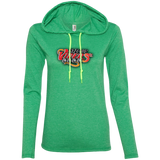 887L Ladies' LS T-Shirt Hoodie