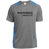 Wherehouse Music ST361 Heather Colorblock Poly T-Shirt