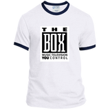 The Box White PC54R Ringer Tee