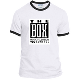 The Box White PC54R Ringer Tee