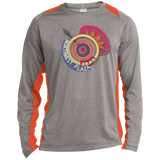 ST361LS Long Sleeve Heather Colorblock Poly T-Shirt