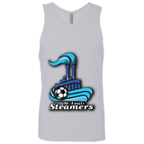 St. Louis Steamers White NL3633 Men's Cotton Tank