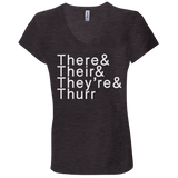 There Their Thurr B6005 Ladies' Jersey V-Neck T-Shirt