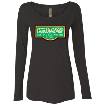 Casa Gallardo NL6731 Ladies' Triblend LS Scoop