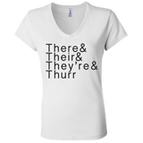 There Their Thurr B6005 Ladies' Jersey V-Neck T-Shirt