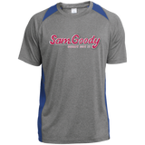 Sam Goody ST361 Heather Colorblock Poly T-Shirt