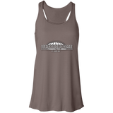 Checkerdome White B8800 Flowy Racerback Tank