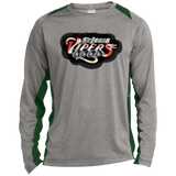 St. Louis Vipers ST361LS Long Sleeve Heather Colorblock Poly T-Shirt