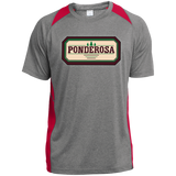 Ponderosa ST361 Heather Colorblock Poly T-Shirt