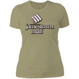 Jamestown Mall White NL3900 Ladies' Boyfriend T-Shirt