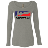 Pro Wings Ladies' Triblend LS Scoop