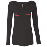 Saints Staff NL6731 Ladies' Triblend LS Scoop