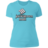 Jamestown Mall White NL3900 Ladies' Boyfriend T-Shirt