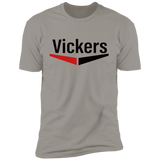 Vickers Black NL3600 Premium Short Sleeve T-Shirt