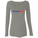 Nations Bank NL6731 Ladies' Triblend LS Scoop