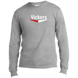 Vickers White USA100LS Long Sleeve Made in the US T-Shirt