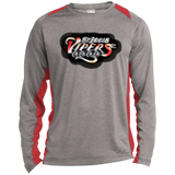 St. Louis Vipers ST361LS Long Sleeve Heather Colorblock Poly T-Shirt