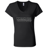 Wherehouse Music B6005 Ladies' Jersey V-Neck T-Shirt