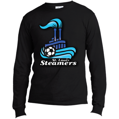 St. Louis Steamers White USA100LS Long Sleeve Made in the US T-Shirt