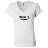 Vickers Black B6005 Ladies' Jersey V-Neck T-Shirt