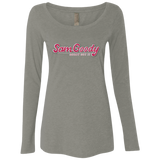 Sam Goody NL6731 Ladies' Triblend LS Scoop