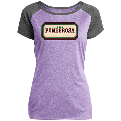 Ponderosa LST362 Ladies Heather on Heather Performance T-Shirt